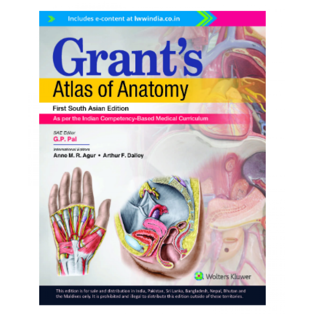 Grants Atlas Of Anatomy1st South Asia Edition 2022 By Gp Pal 